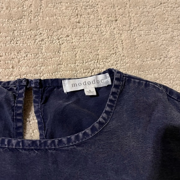 Mododoc women’s vintage wash Blue Dress women’s size S - Picture 2 of 3